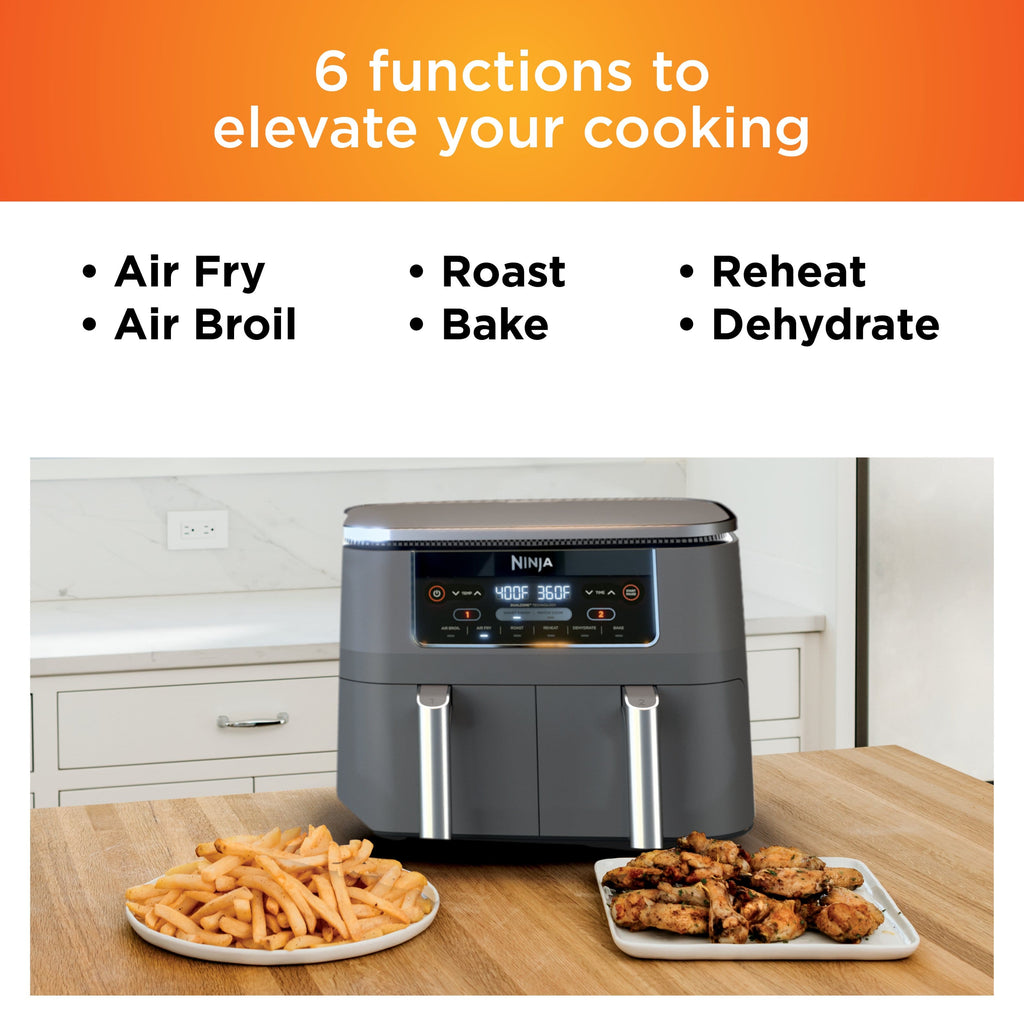 Ninja Foodi DualZone 6-in-1 8-Qt Air Fryer – Black product image 13