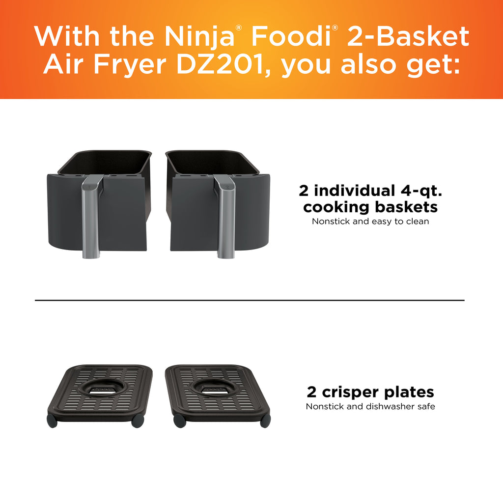 Ninja Foodi DualZone 6-in-1 8-Qt Air Fryer – Black product image 15