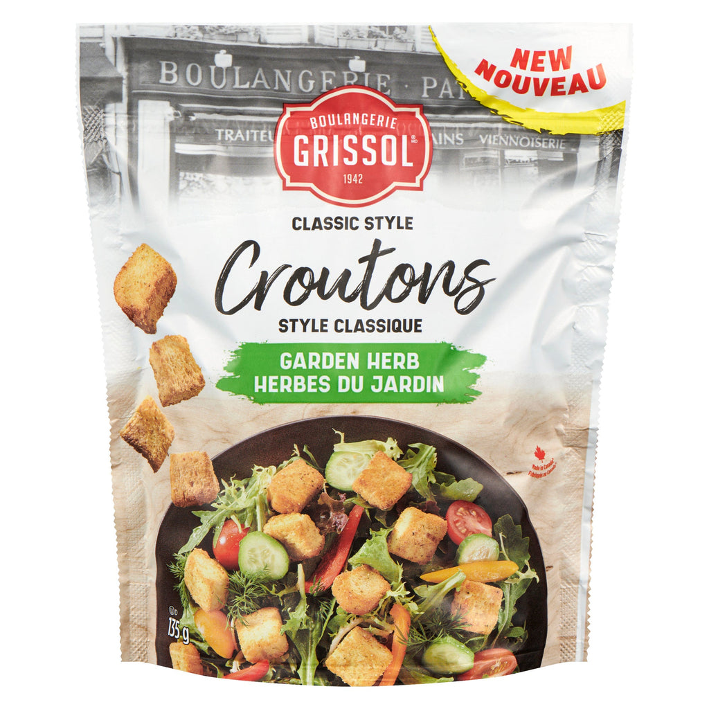 Boulangerie Grissol Classic Style Garden Herb Croutons, 135 g
