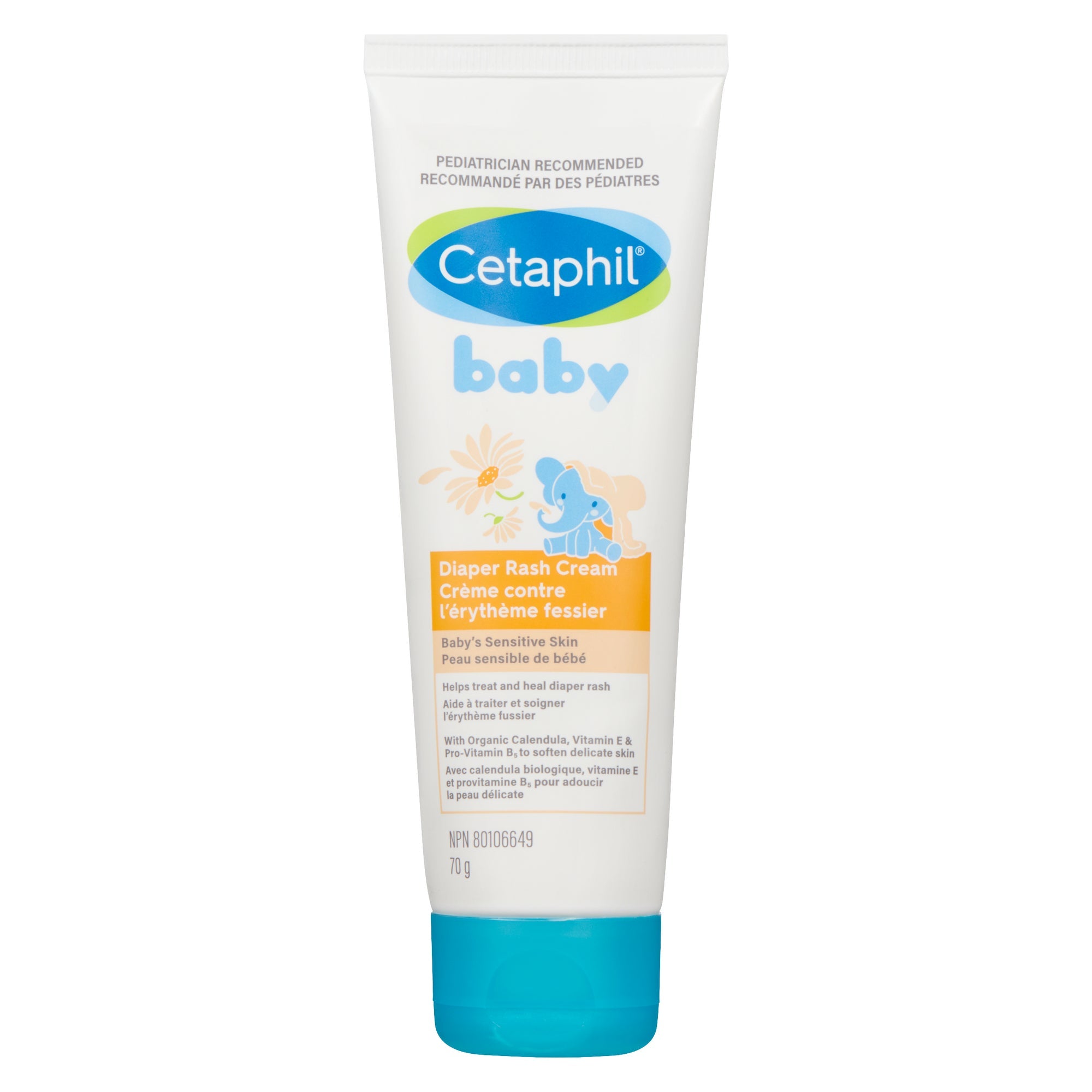 Cetaphil Baby Diaper Rash Cream with Organic Calendula Body, 70-g