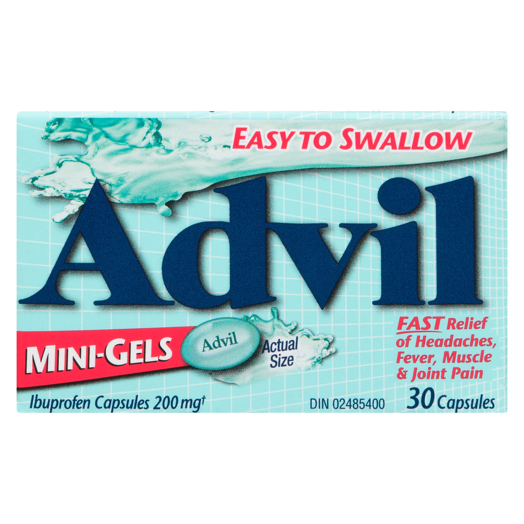 Advil Mini-Gels Ibuprofen 200-mg Capsules, 30-Pack