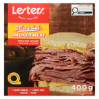 Lesters Montréal Smoked Meat Ronde de Boeuf Tranché 1 Sachet Familial, 400 g