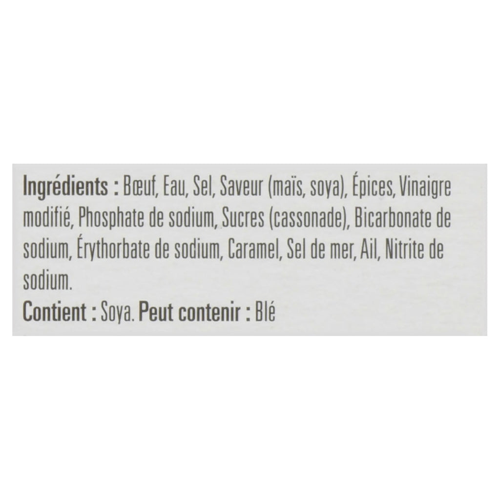 Lesters Montréal Smoked Meat Ronde de Boeuf Tranché 1 Sachet Familial, 400 g