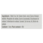 Lesters Montréal Smoked Meat Ronde de Boeuf Tranché 1 Sachet Familial, 400 g
