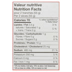Lesters Montréal Smoked Meat Ronde de Boeuf Tranché 1 Sachet Familial, 400 g