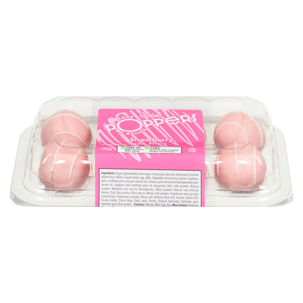 Charlotte's Cake Poppers Strawberry, 280 g