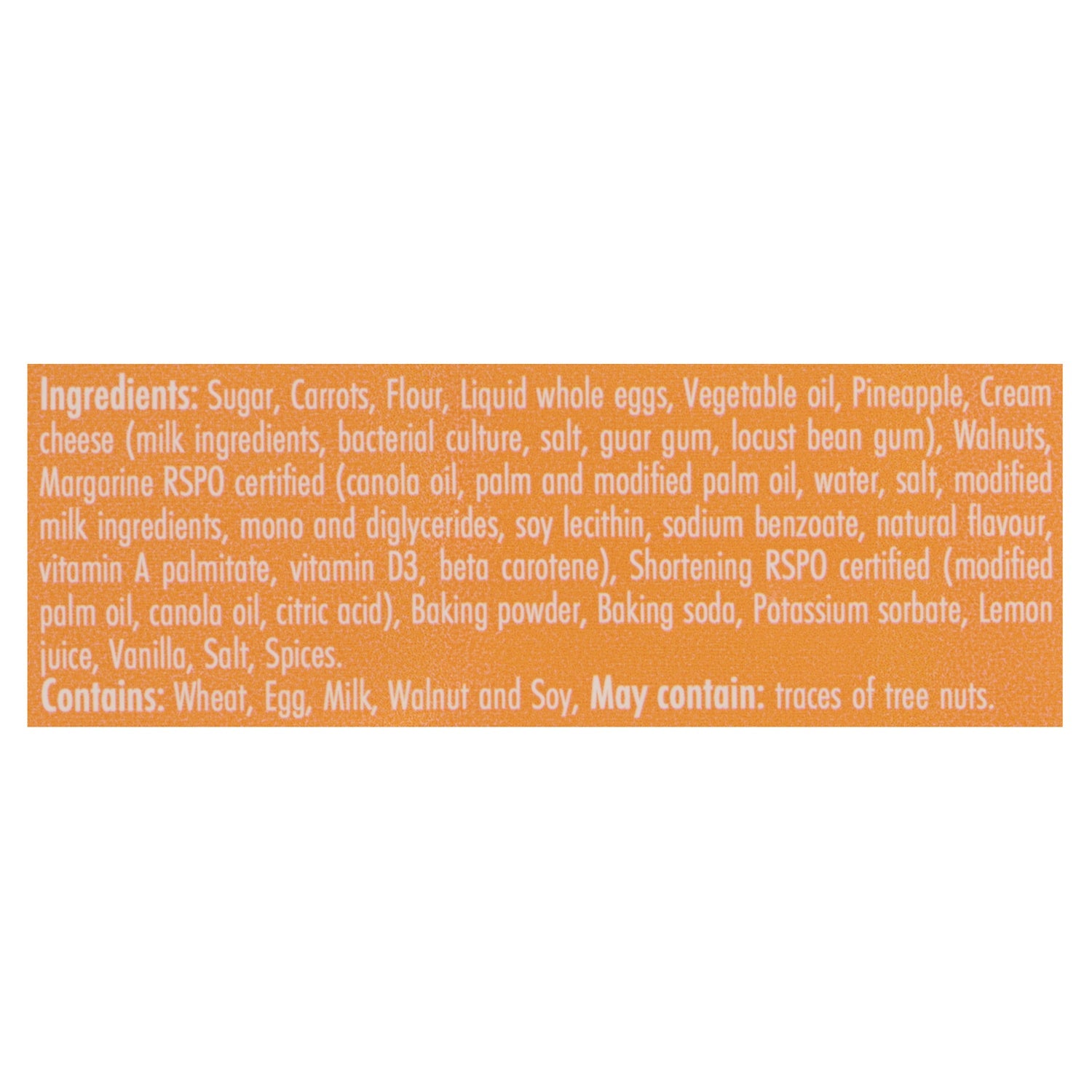 Spring Meadow Bakery Cream Cheese Carrot Cake, 265 g, 4-Pack