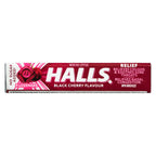 Halls Relief Mentho-Lyptus Black Cherry Flavour, 9-Pack