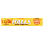 Halls Soulagement Mentho-Lyptus Saveur Miel et Citron 9 Pastilles