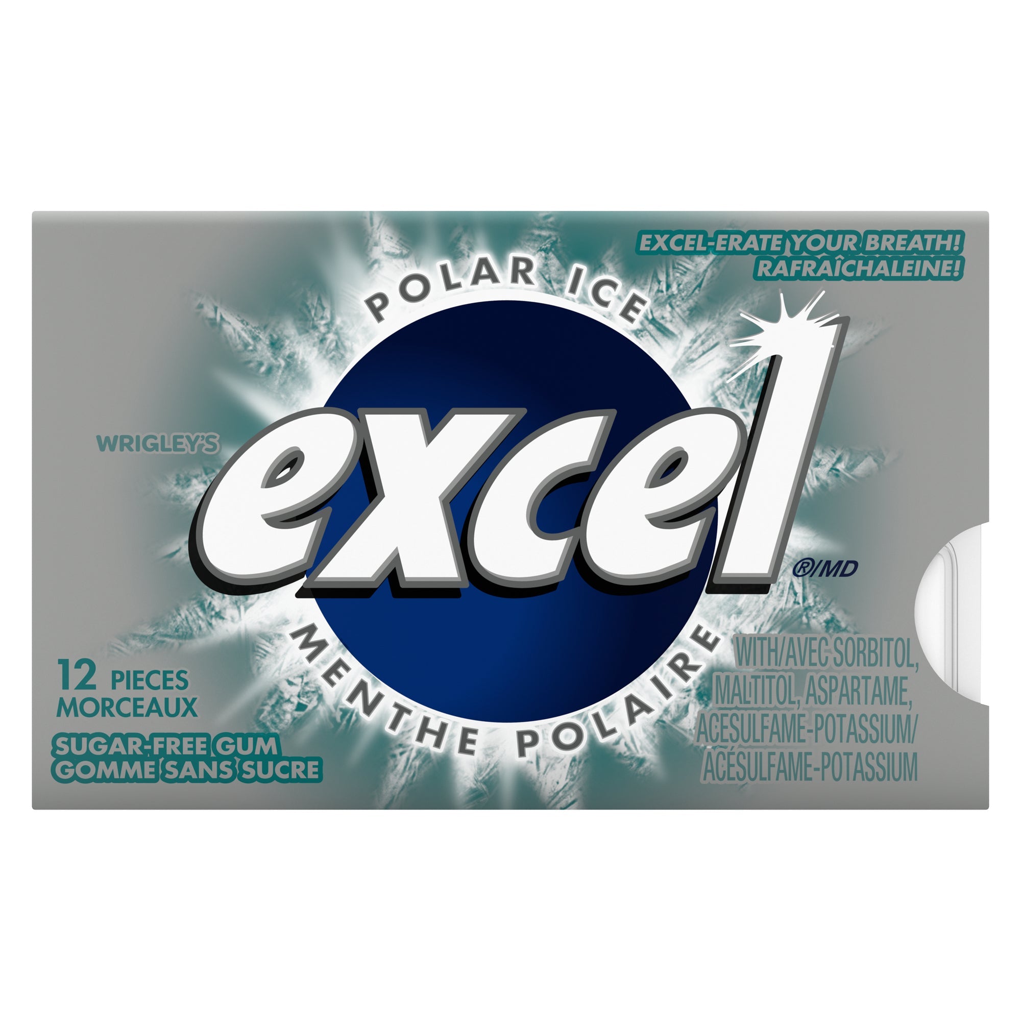 Wrigley's Excel Polar Ice Chewing Gum - 12pk.