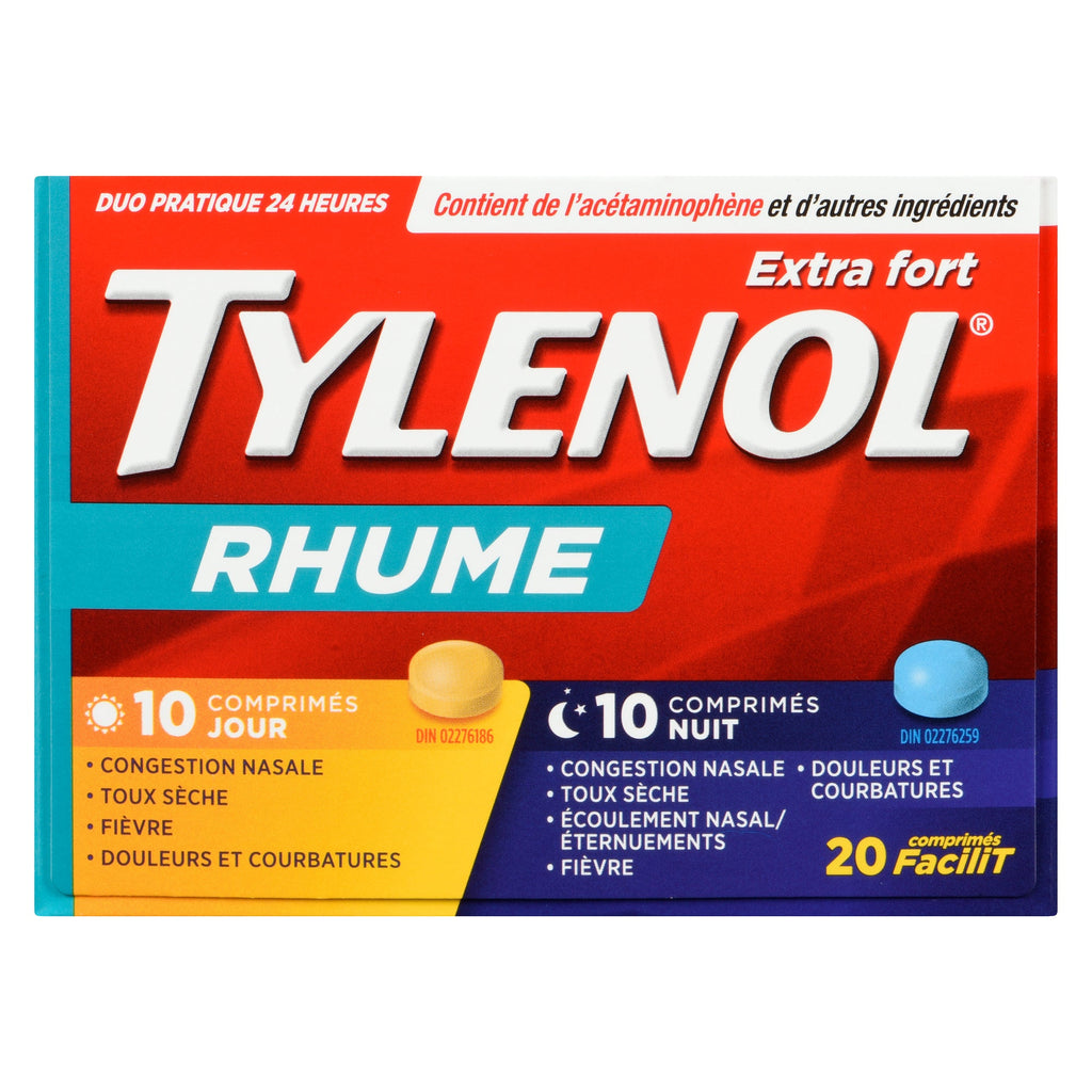 Tylenol Day and Night Cold Tablets, 20-Pack