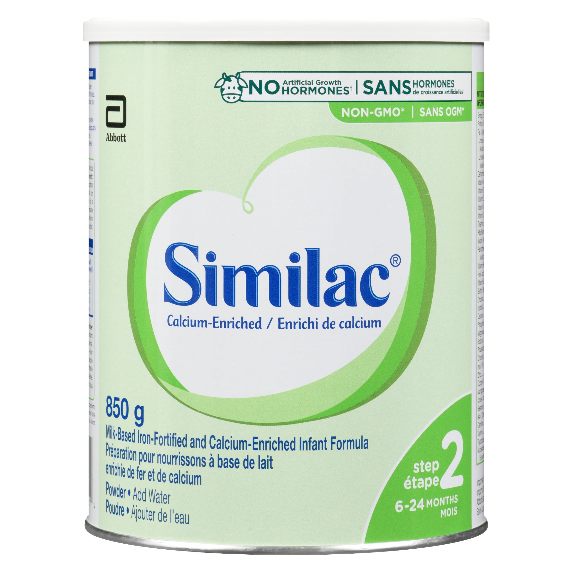 Similac Milk-Based Iron-Fortified and Calcium-Enriched Infant Formula Powder Step 2 6-24 Months, 850 g