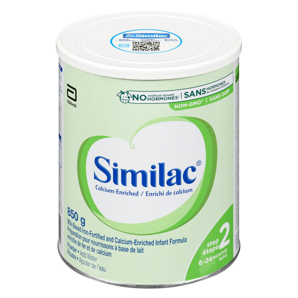 Similac Milk-Based Iron-Fortified and Calcium-Enriched Infant Formula Powder Step 2 6-24 Months, 850 g