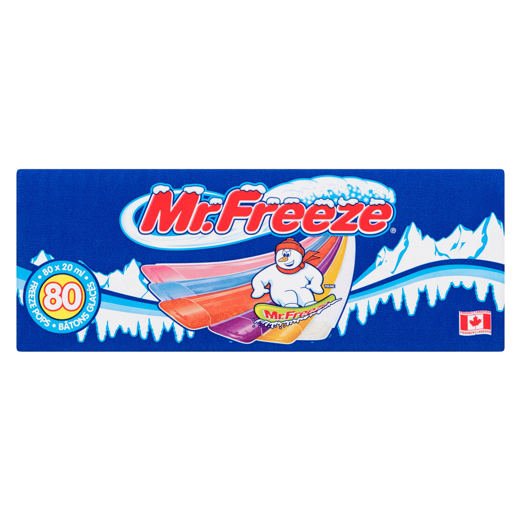 Mr. Freeze Freeze Pops, 80-Pack, 20-ml