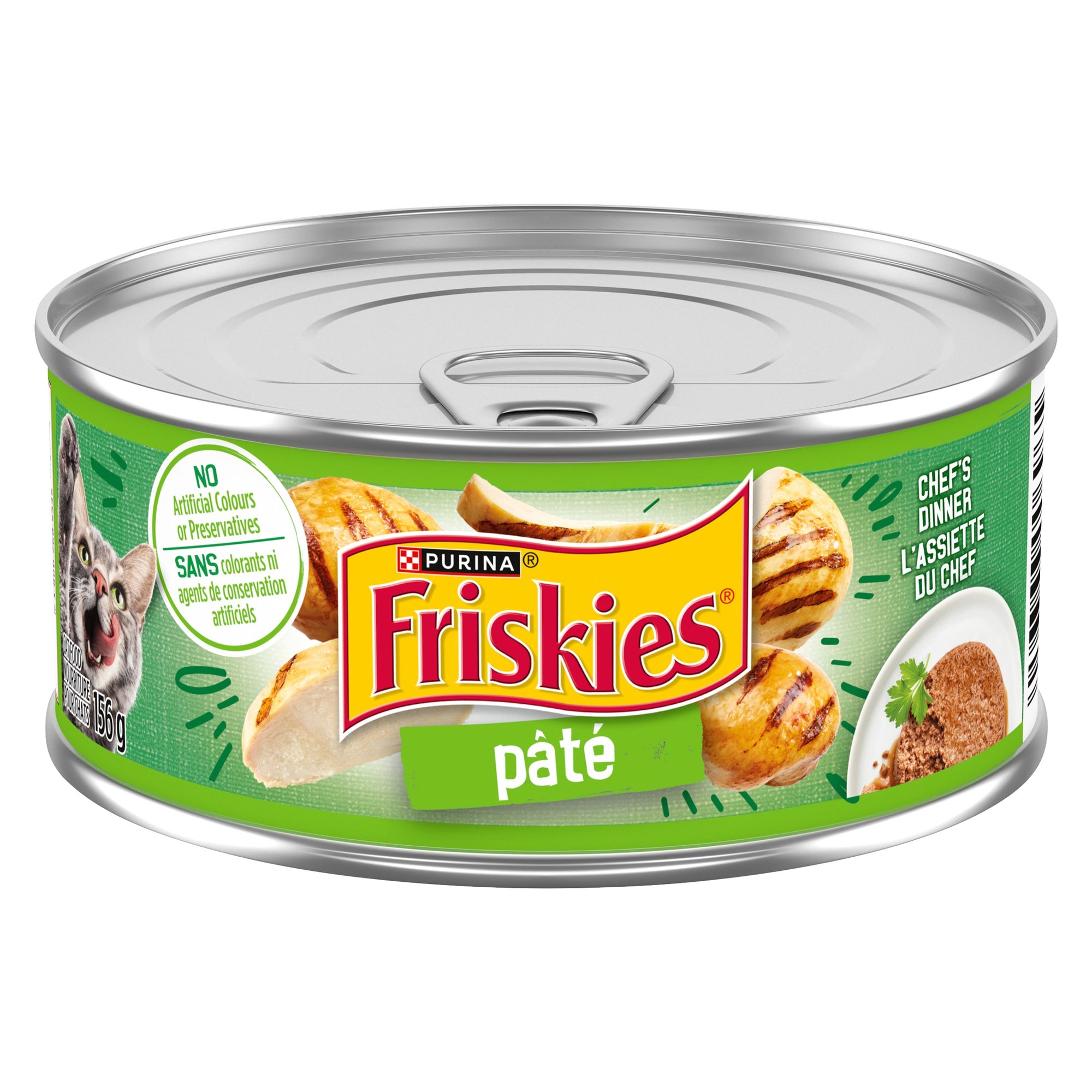 Purina Friskies Chef's Dinner  Pâté Cat Food, 156-g