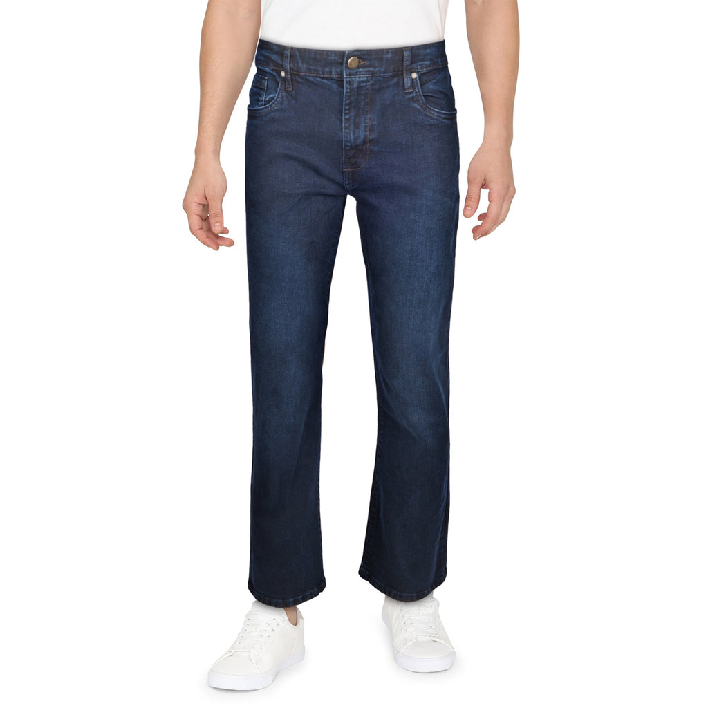 Pantalon de denim à coupe décontractée couleur bleu foncé Mountain Ridge pour hommes - 30 à 42