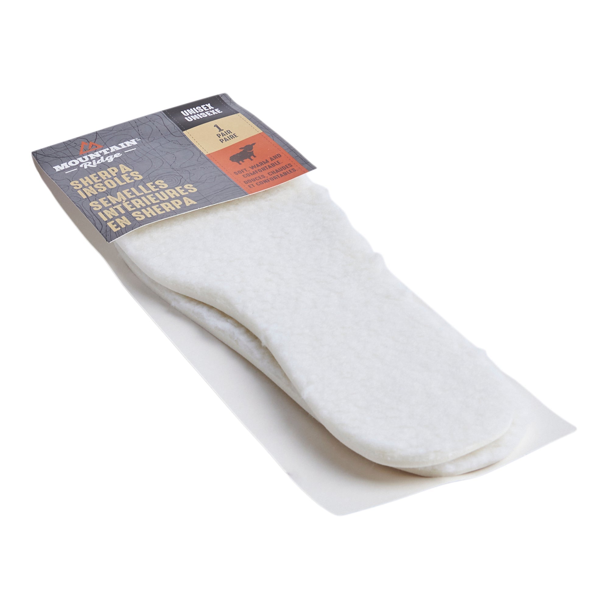 Semelles intérieures en sherpa Mountain Ridge, beige