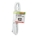 Eclipse Pro Polarized Extension Cord with Grounded Outlets, 12-ft, White