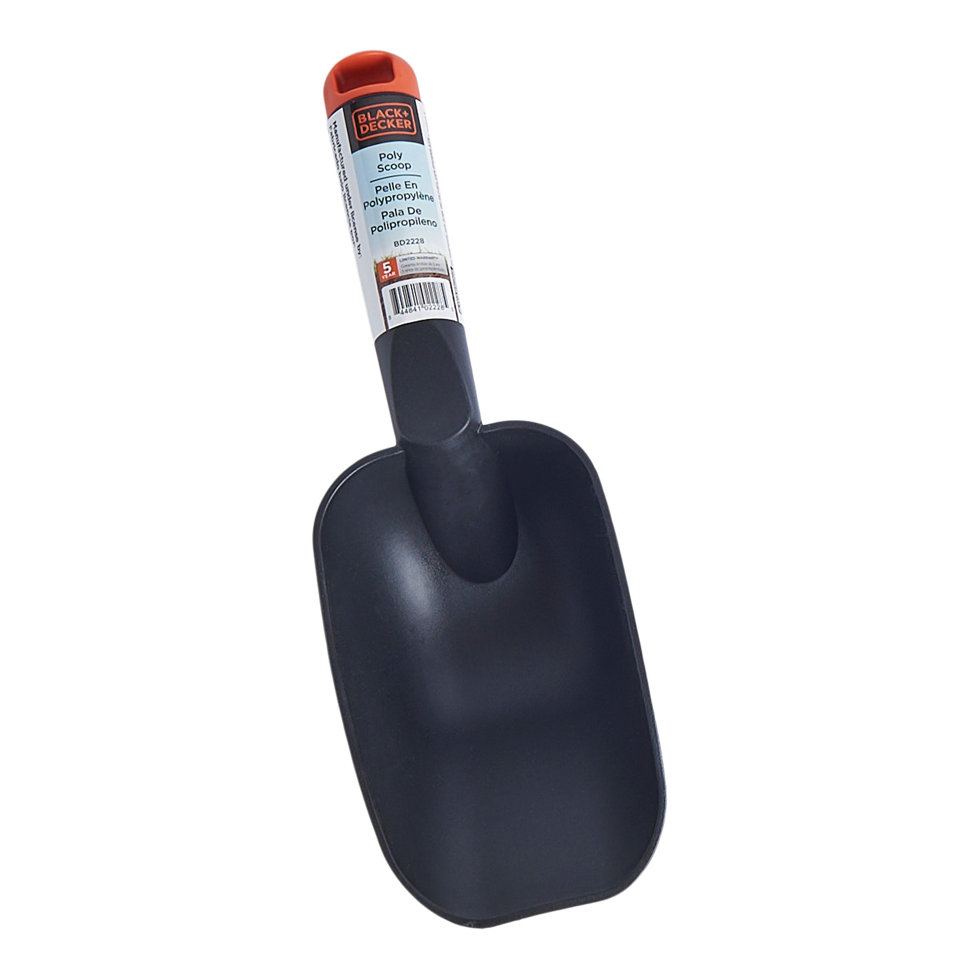 Pelle en poly deluxe Black + Decker, 10,6 po