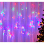 Guirlande de 120 lumières à DEL et pendants alimentés par pile - multicolore, 3,5 m