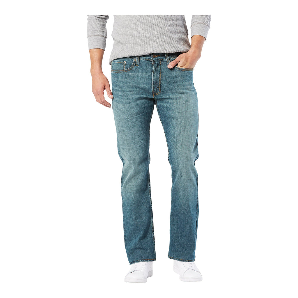 Jean jambes droites Levi's pour hommes, bleu