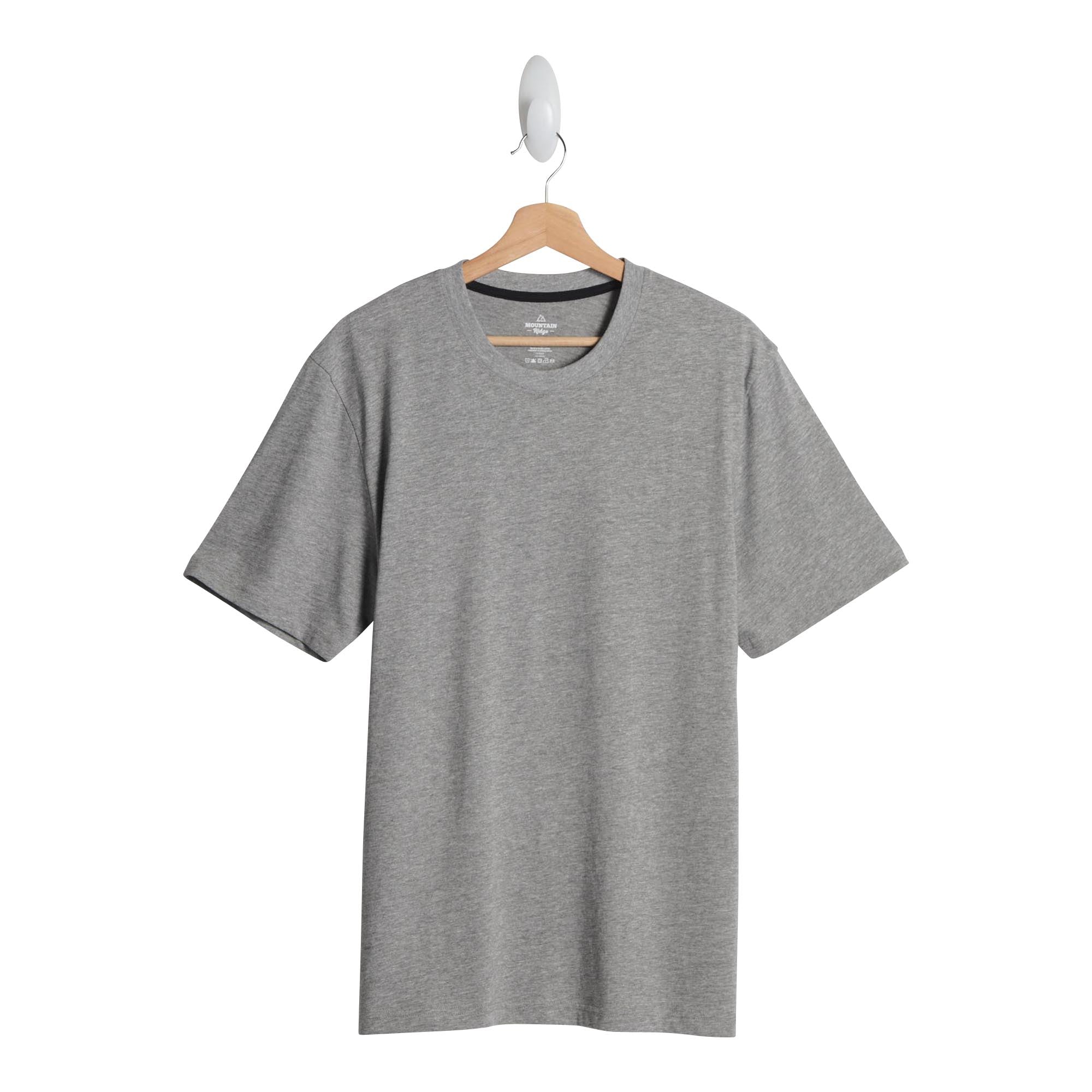 Mountain Ridge Men's Crew Neck Tee, Grey