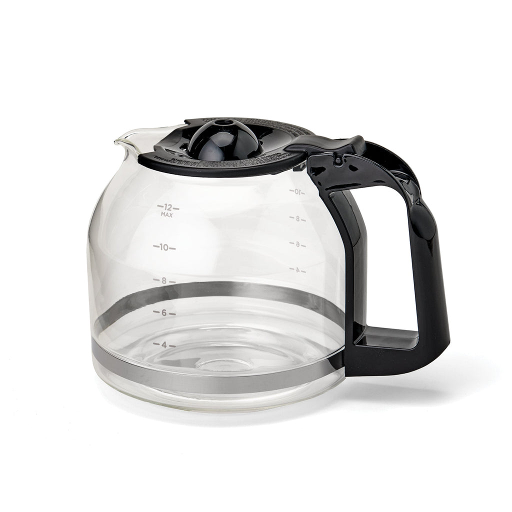 Cafetière à 12 tasses Betty Crocker, noir et argent – 1,9 pte