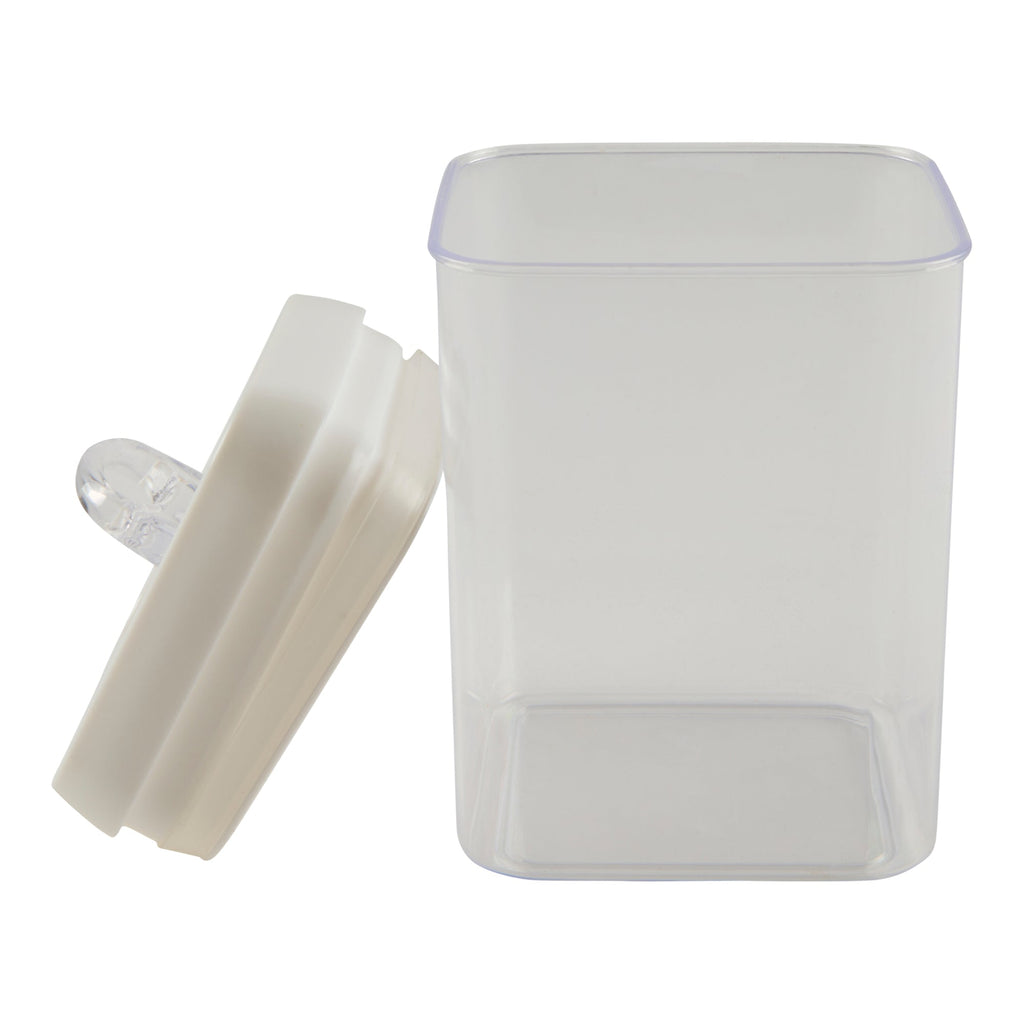 Contenant carré hermétique, blanc, 1,7 L
