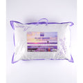 Safdie & Co. Lavender Bamboo Pillow, White