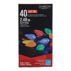 Guirlande de 40 ampoules C6 à DEL Danson Décor, multicolore – 2,48 m