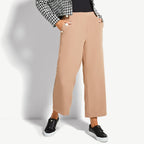 lily morgan Women's Trendsetters Wide Leg Pants with Buttons