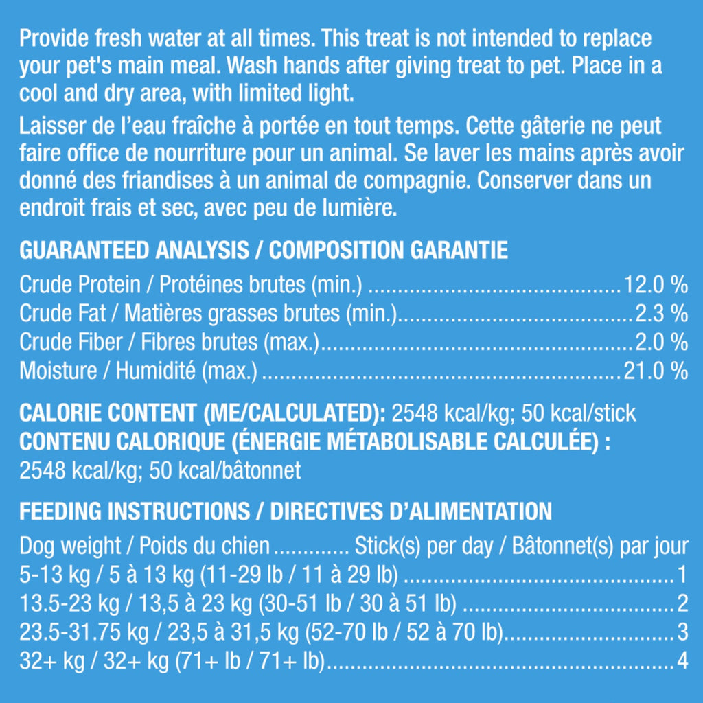 Bâtonnets dentaires pour chiens Giant Value, 1 kg