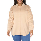 mySTYLE Women's Plus Fleece Shacket