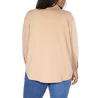 mySTYLE Women's Plus Fleece Shacket