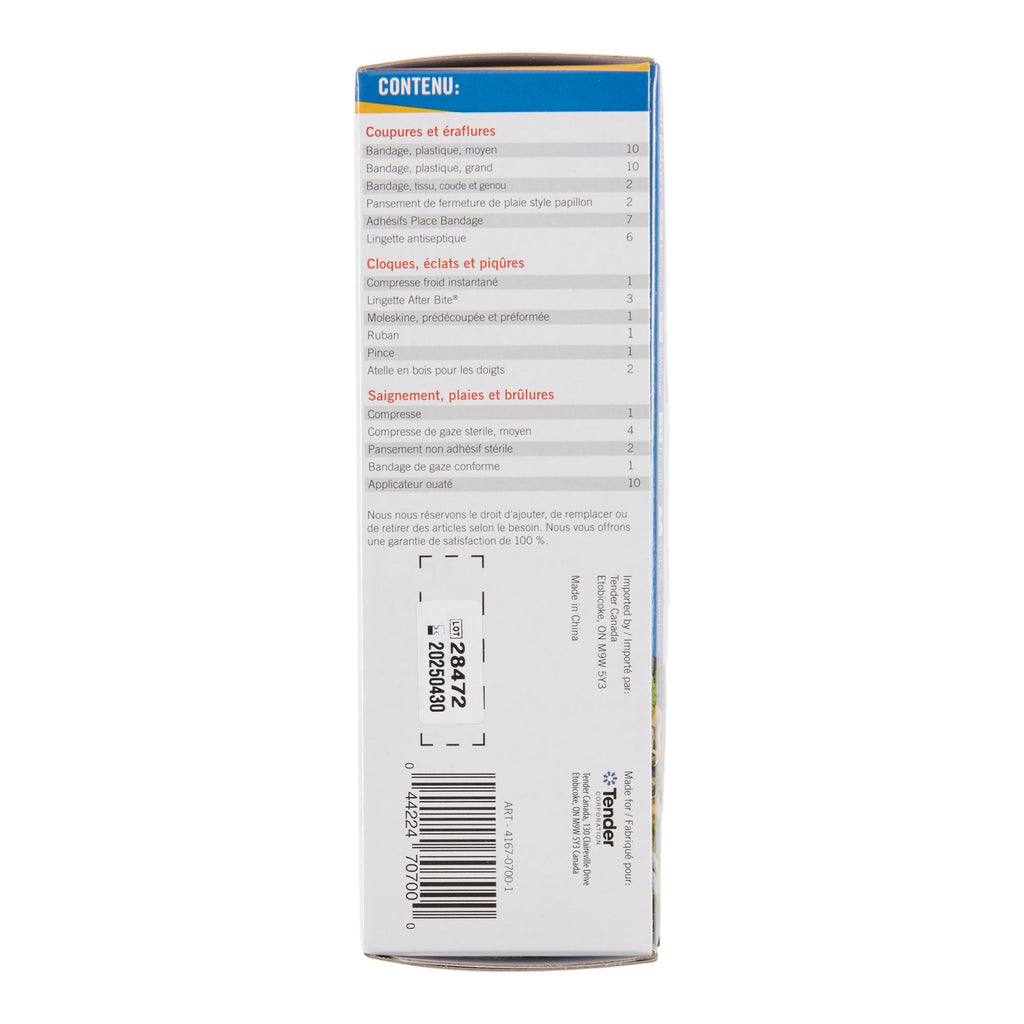 Trousse familiale de premiers soins Easy Care, 64 pièces
