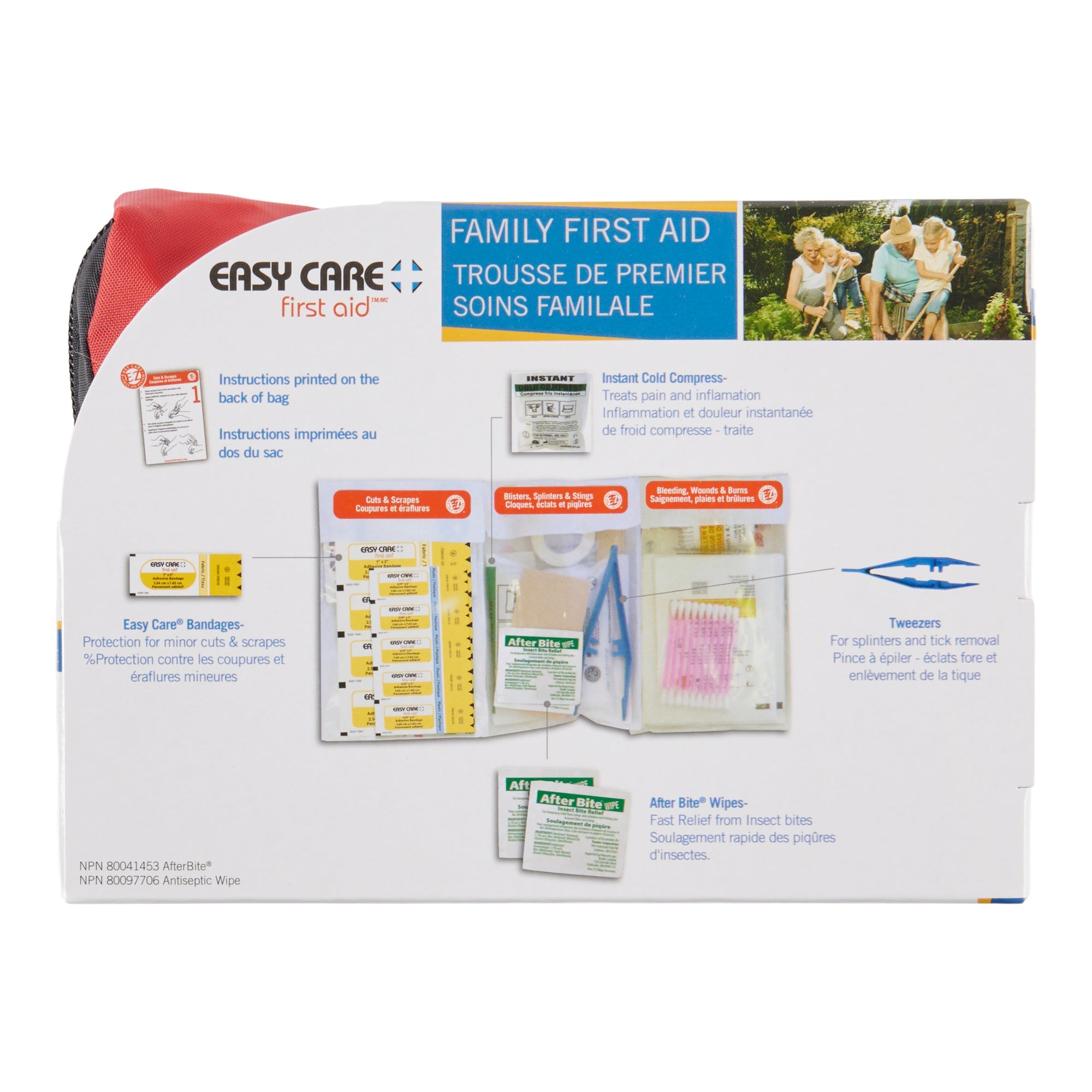 Trousse familiale de premiers soins Easy Care, 64 pièces