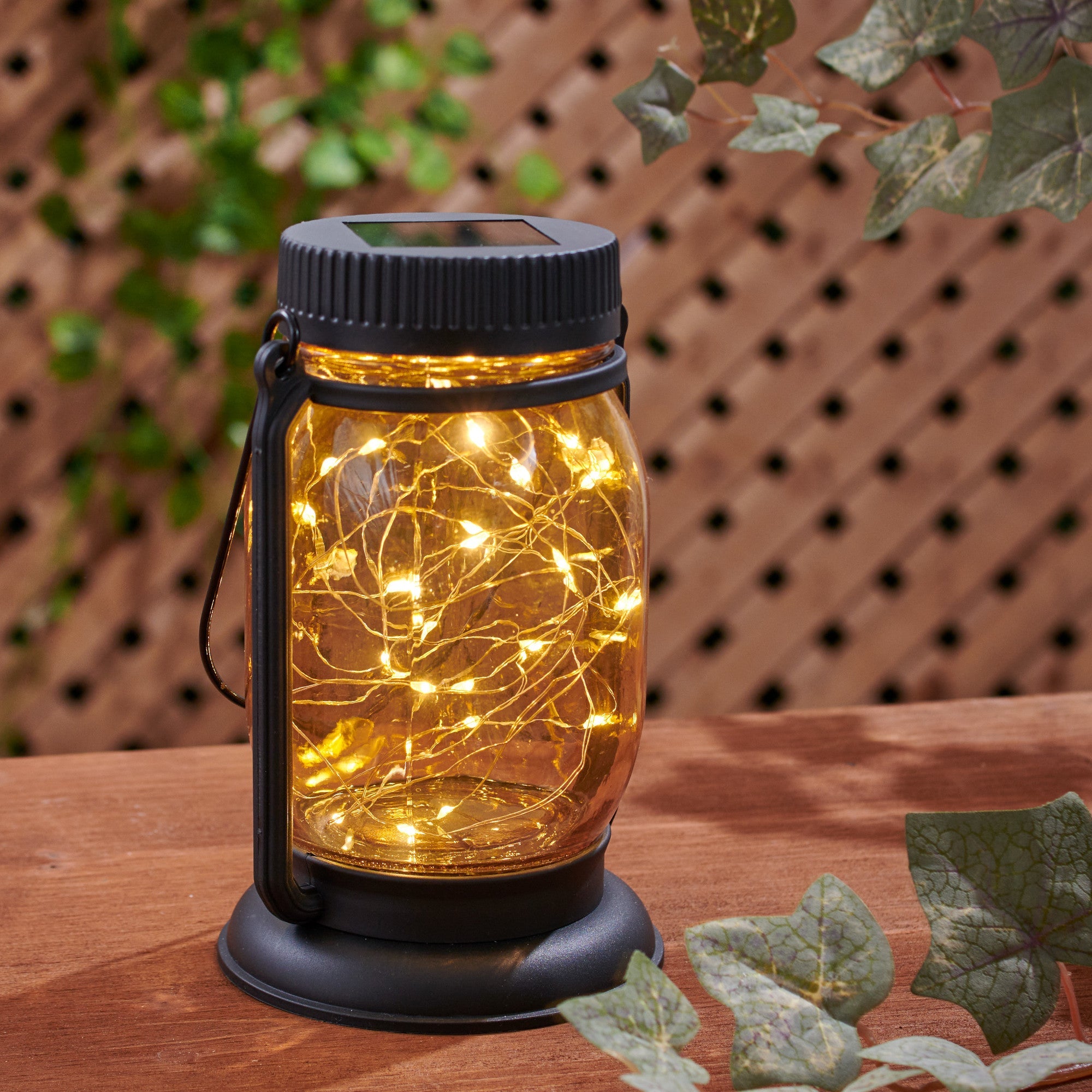 Solar Glass Sun Jar, 6-in.