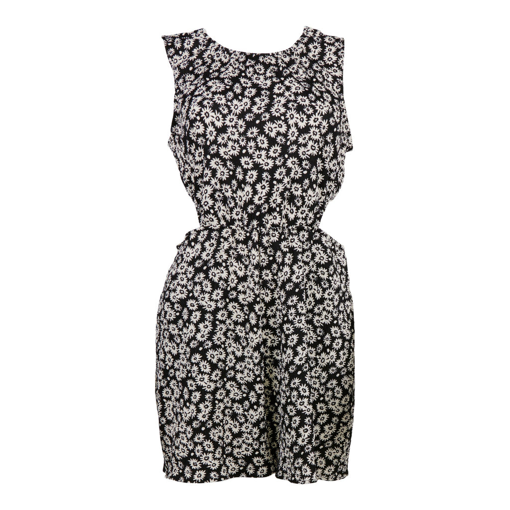 lily morgan Women's Printed Cut Out Romper