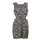 lily morgan Women's Printed Cut Out Romper