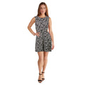 lily morgan Women's Printed Cut Out Romper