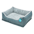 Giant Value Grey Square Pet Bed, 25-in