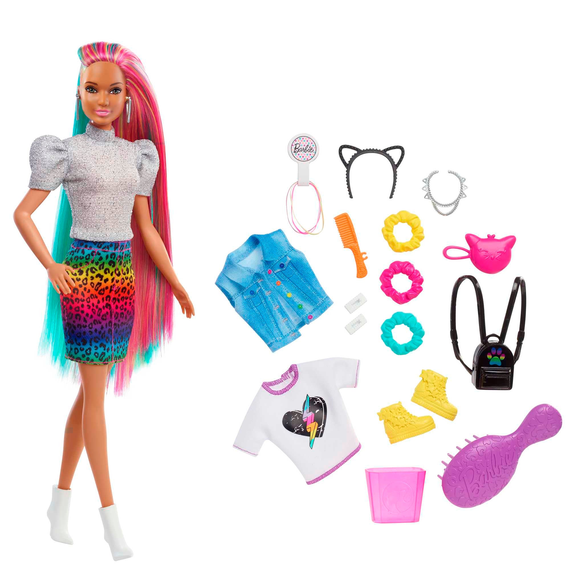 Barbie Rainbow Hair Doll