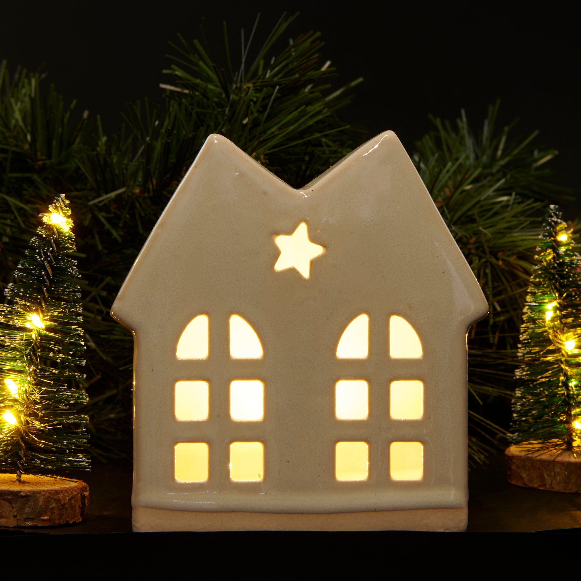 HomeStyles Ceramic House With Trees