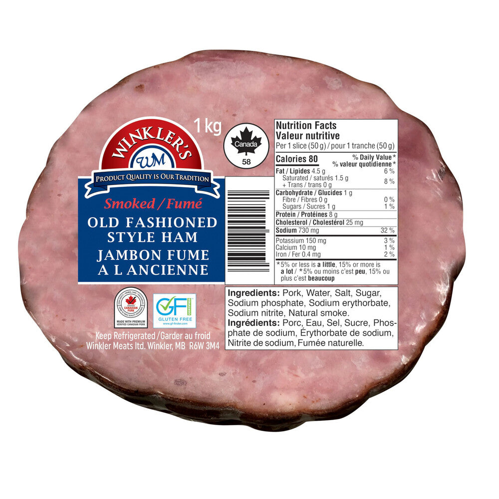 Winklers Old Fashioned Ham, 1 kg