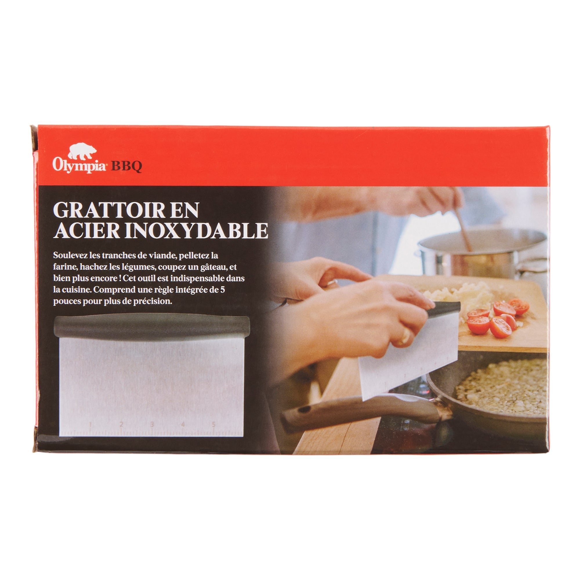 Grattoir-hachoir pour barbecue Olympia