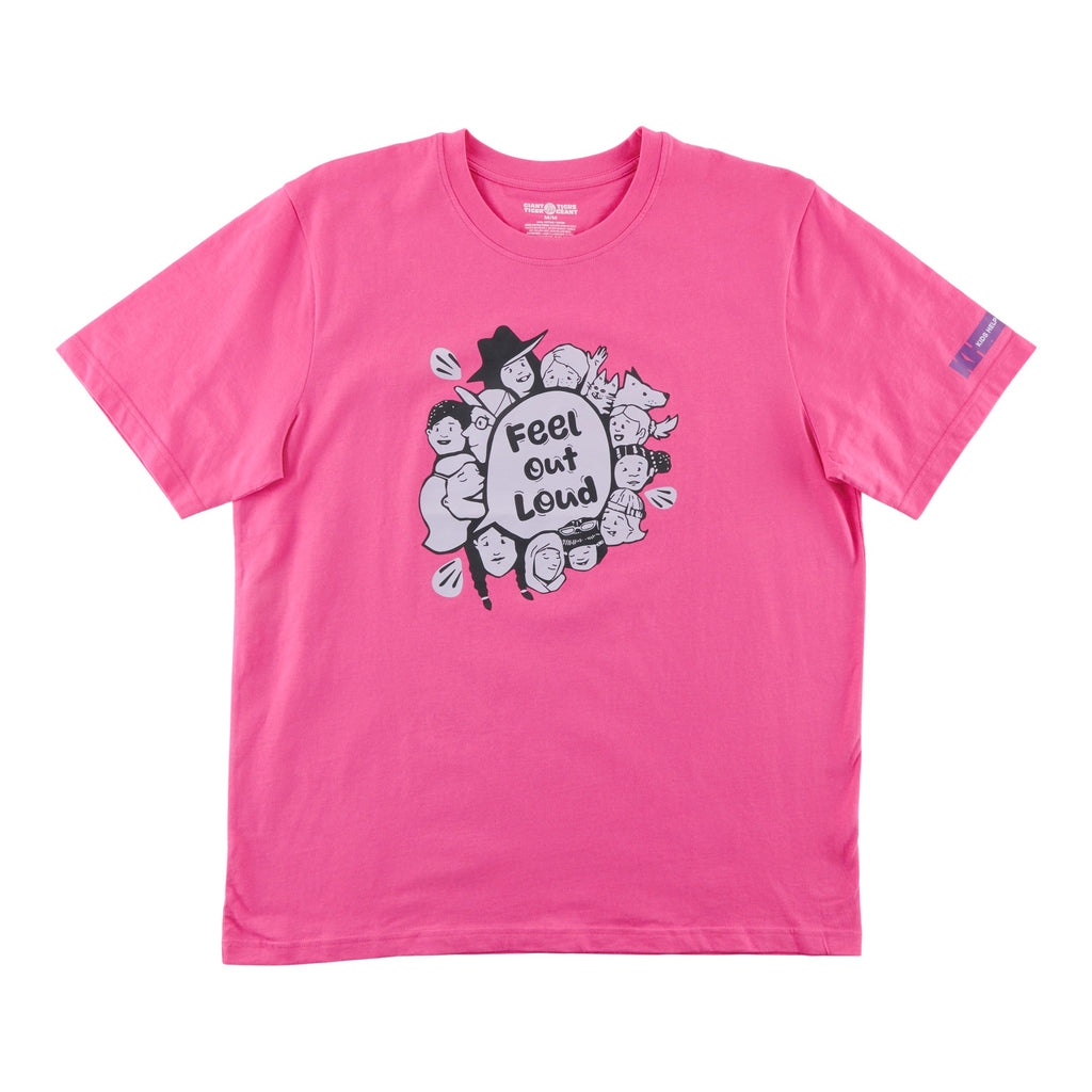 Adult Unisex "Feel Out Loud" T-Shirt, English