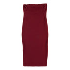 Women's Midi Strapless Tube Dress