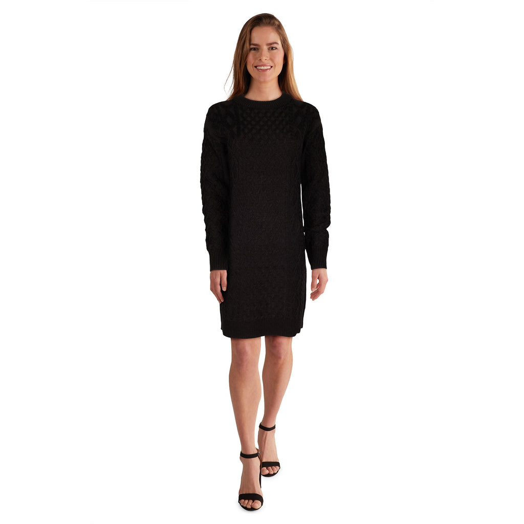 lily morgan Women's Cable Knit Sweater Dress