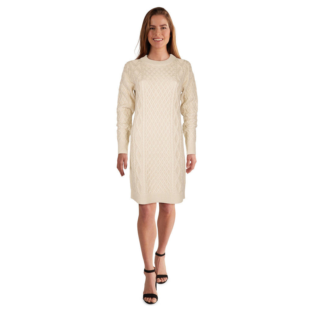 lily morgan Women's Cable Knit Sweater Dress