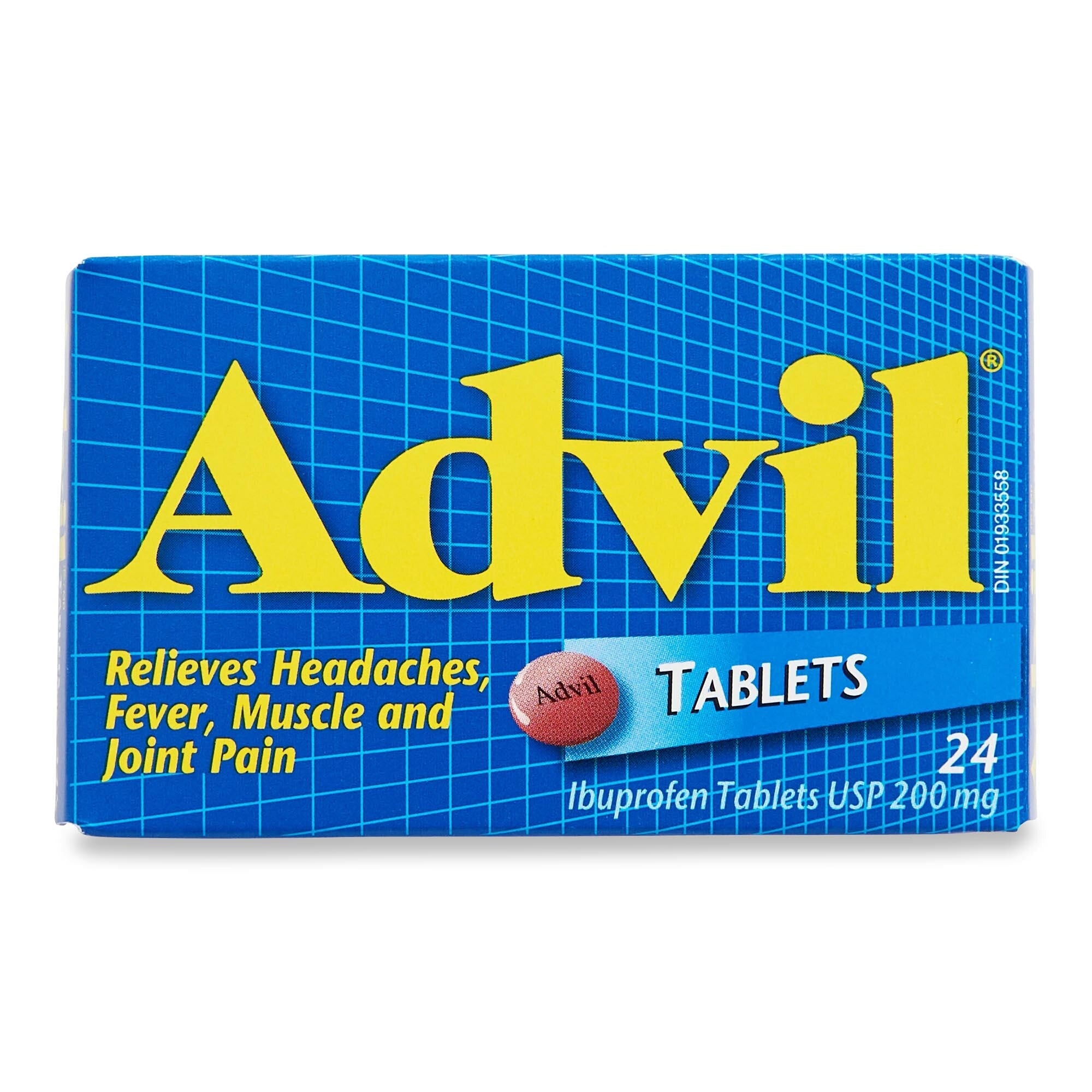 Advil 200 mg Pain Reliever - 24 Tablets